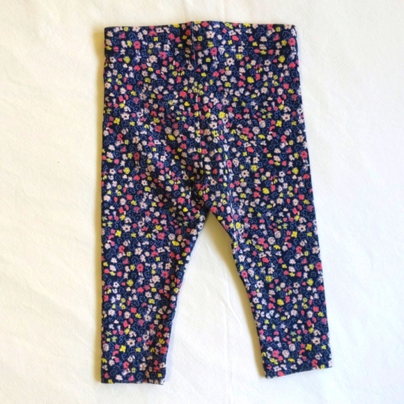 mixed brands kitten sweatshirt & floral leggings outfit set 6-12 month baby girl - Picture 8 of 8